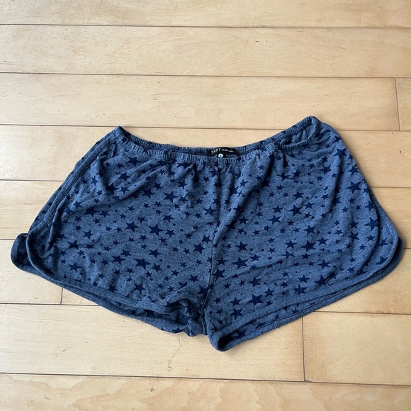 Star Patterned Navy Shorts - Picture 1 of 3